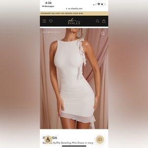 IOLANDA by Oh Polly Size 8 Ivory